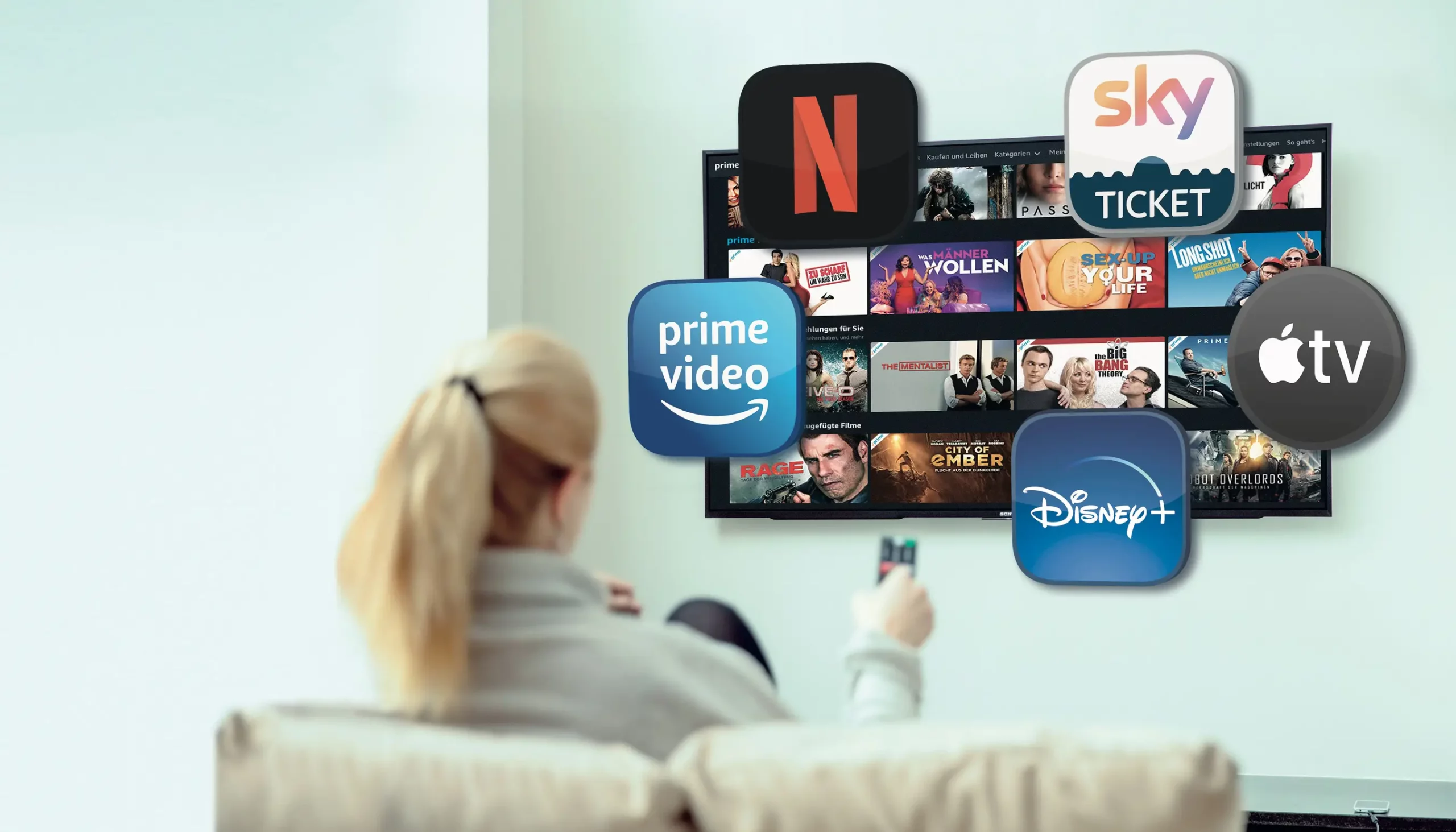 Fernseher Icons A scaled