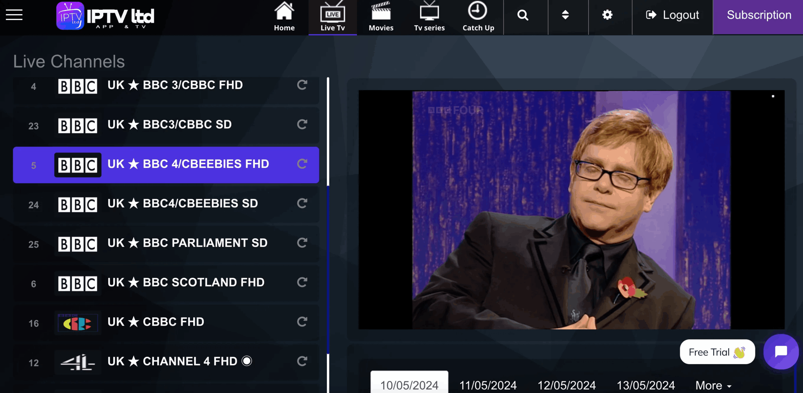 live channles iptv ltd